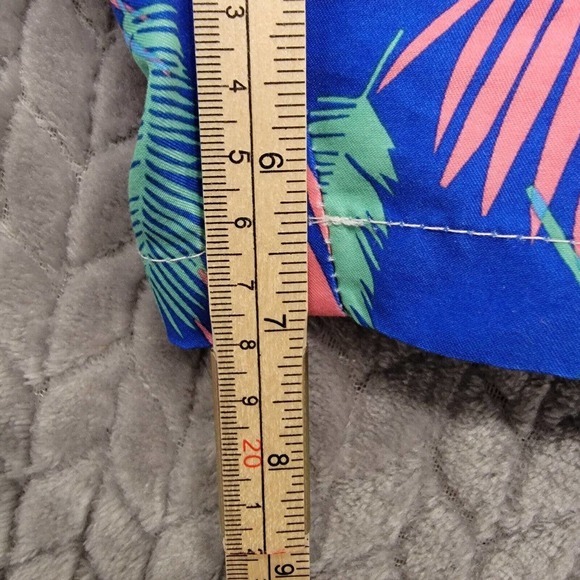 Boardies Apparel Men Swim Shorts Fern Leaves Print Drawstring Medium 7” Tropical - Picture 6 of 11